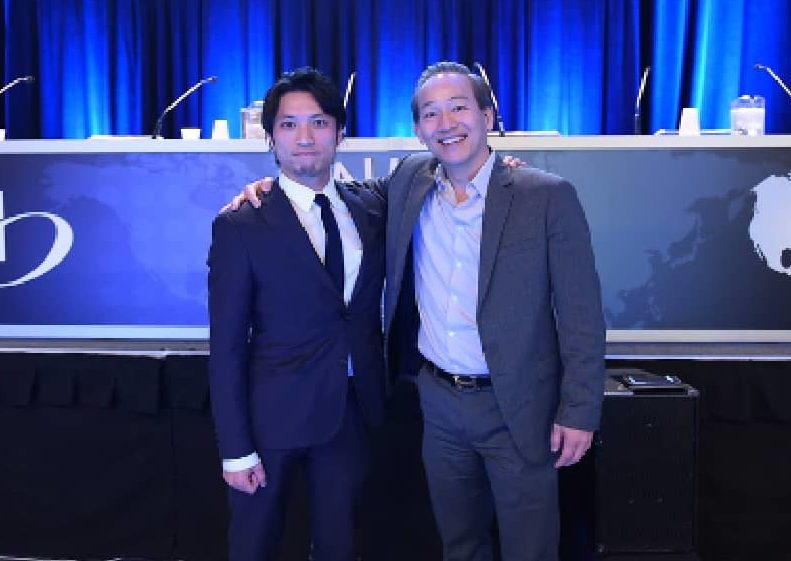 DR.Bach Le氏と松田の写真